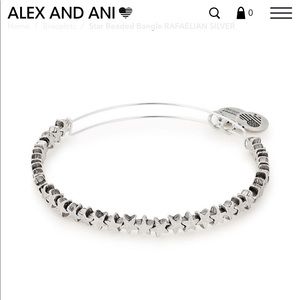 Alex and Ani star beaded bangle bracelet
